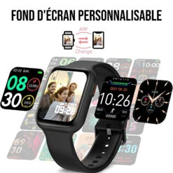 Montre Connectée Intelligente Adolescent Natation -Monde Electronique Montre Connectee Bribejat Adolescent fond decran