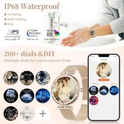 Montre Connectée Chic Femme 13 Montre Connectée Chic Femme -Monde Electronique Montre Connectee Chic Femme cadran