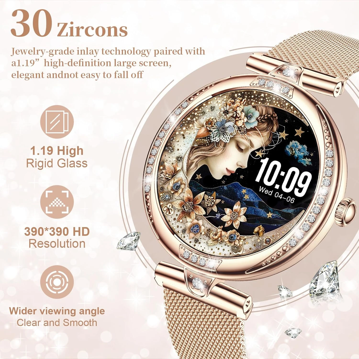 Montre Connectée Chic Femme 8 Montre Connectée Chic Femme – Image 6