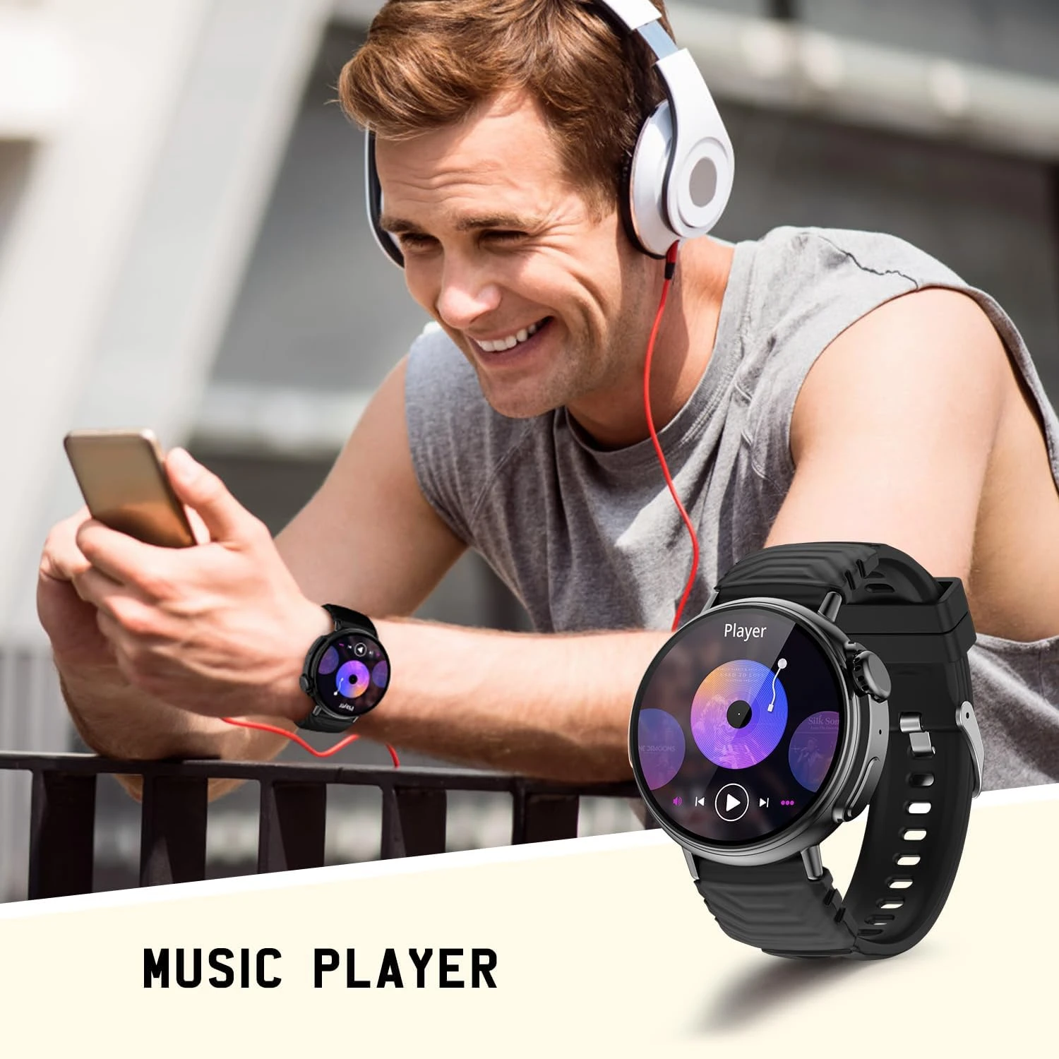 Montre Intelligente + 120 Modes Sportifs 9 Montre Intelligente + 120 Modes Sportifs – Image 7