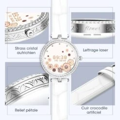 Montre Connectée Pour Jeune Fille -Monde Electronique Montre Connectee Dekefit Adolescentes bracelet
