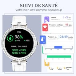 Montre Connectée Pour Jeune Fille -Monde Electronique Montre Connectee Dekefit Adolescentes suivi de sante