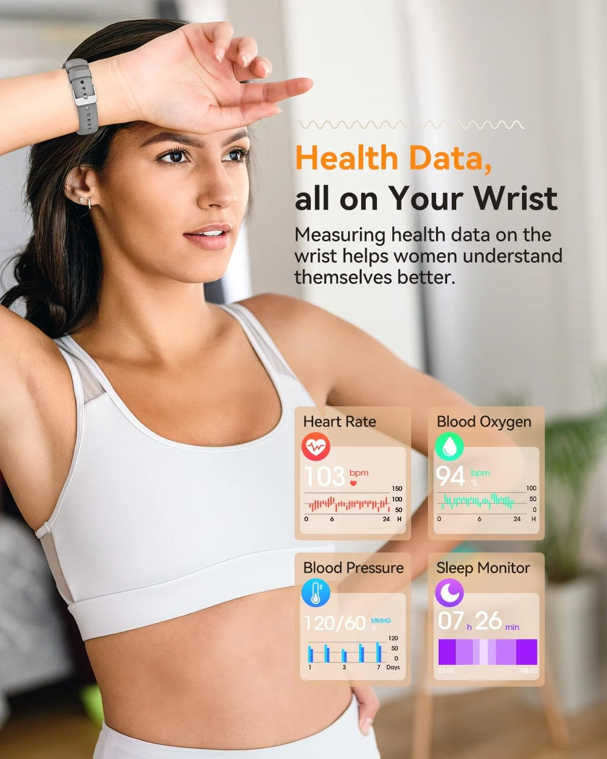 Montre Sport Femme Bracelet Métal 6 Montre Sport Femme Bracelet Métal – Image 4