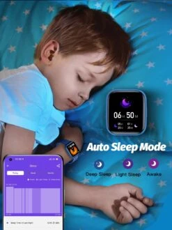 Montre Connectée Enfant 8 Ans -Monde Electronique Montre Connectee Enfant 8 Ans Suivi Sommeil