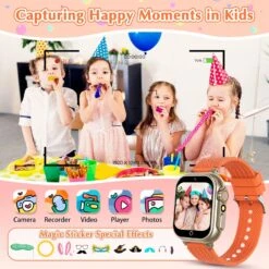 Montre Connectée Enfant Orange -Monde Electronique Montre Connectee Enfant Orange Camera