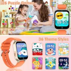 Montre Connectée Enfant Orange -Monde Electronique Montre Connectee Enfant Orange Jeux
