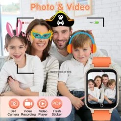 Montre Connectée Enfant Orange -Monde Electronique Montre Connectee Enfant Orange Photo