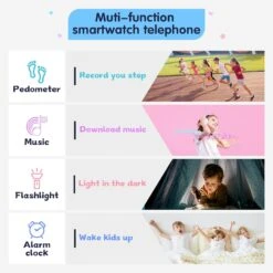 Montre Connectée Enfant -Monde Electronique Montre Connectee Enfant fonctions multiples