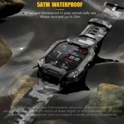 Montre Connectée Étanche 50 Mètres 15 Montre Connectée Étanche 50 Mètres -Monde Electronique Montre Connectee Etanche 50M 5atm