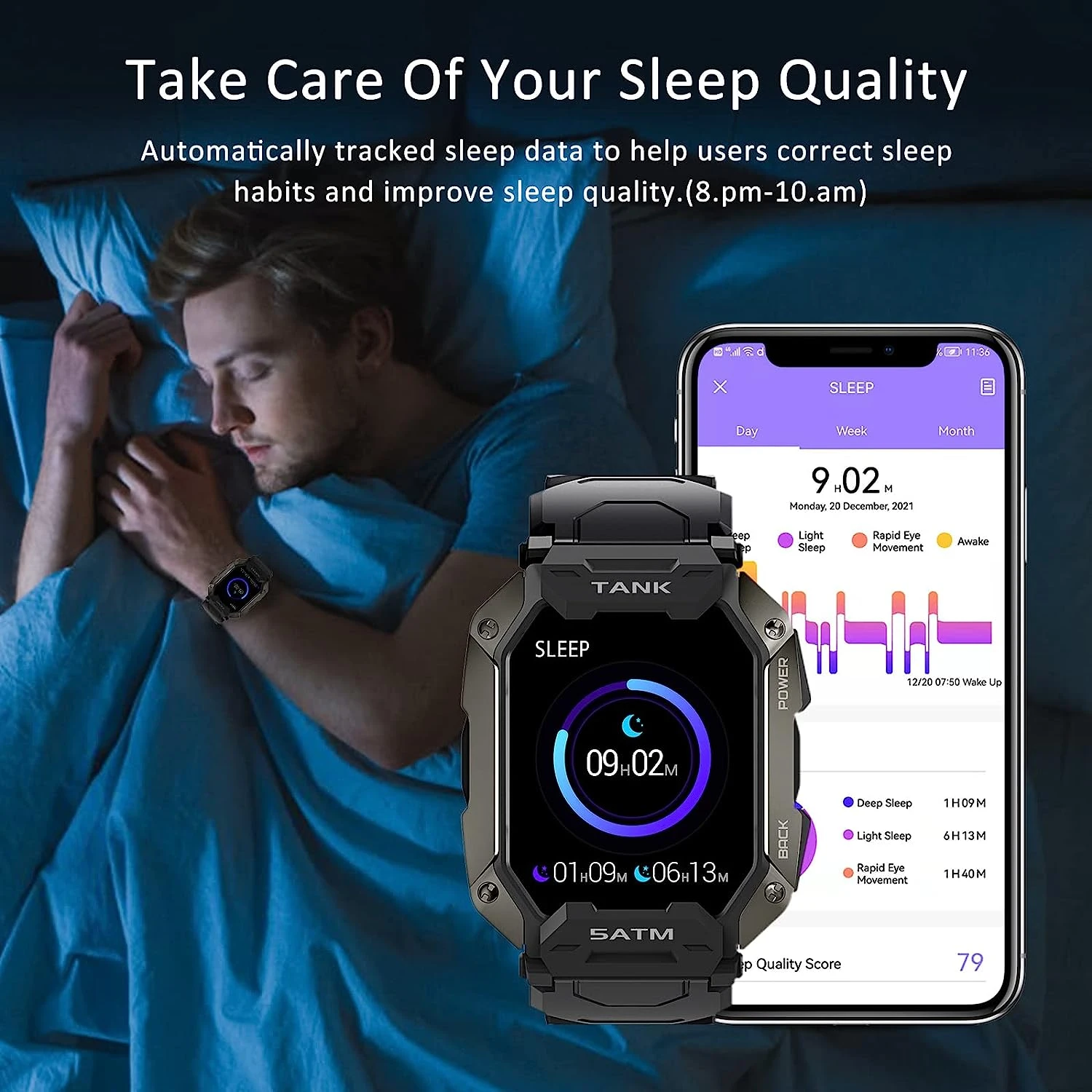 Montre Connectée Étanche Antichoc 7 Montre Connectée Étanche Antichoc – Image 5