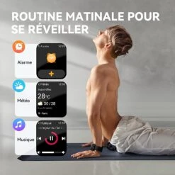 Montre Connectée Étanche Appel -Monde Electronique Montre Connectee Etanche Appel routine matinale