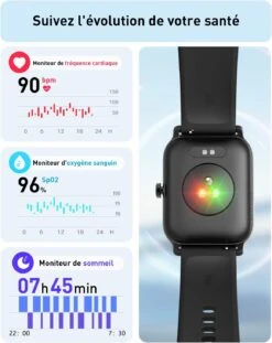 Montre Connectée Étanche Bluetooth -Monde Electronique Montre Connectee Etanche Bluetooth capteur