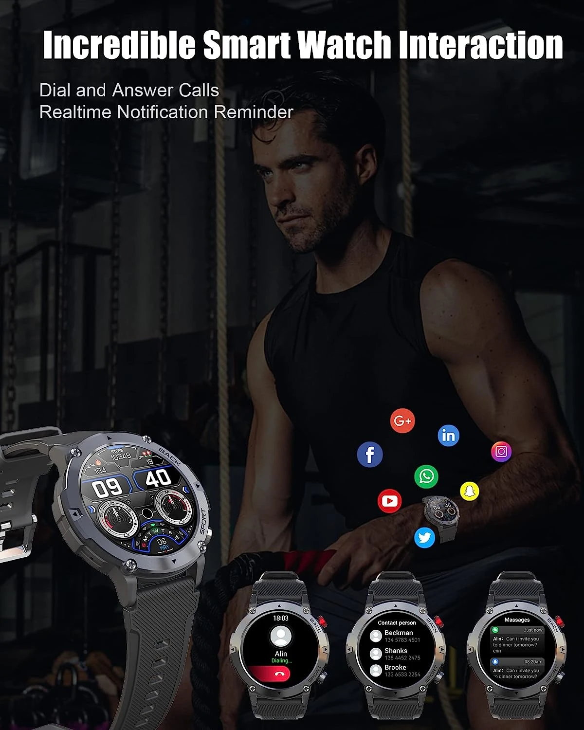 Montre Connectée Étanche Mer Et Plage 9 Montre Connectée Étanche Mer Et Plage – Image 7