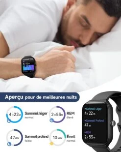 Montre Connectée Étanche Piscine -Monde Electronique Montre Connectee Etanche Piscine appercu pour de meilleurs nuit