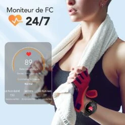 Montre Connectée Waterproof Sport 14 Montre Connectée Waterproof Sport -Monde Electronique Montre Connectee Etanche Sport moniteur