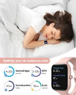 Montre Connectée Femme Aquagym -Monde Electronique Montre Connectee Femme Aquagym sommeil 1