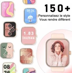 Montre Connectée Femme Android Et IOS 13 Montre Connectée Femme Android Et IOS -Monde Electronique Montre Connectee Femme BlackView W20 150 changement fond decran