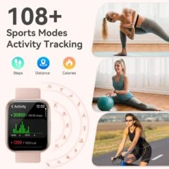 Montre Connectée Femme Blanche 14 Montre Connectée Femme Blanche -Monde Electronique Montre Connectee Femme Blanche 108 modes sportifs