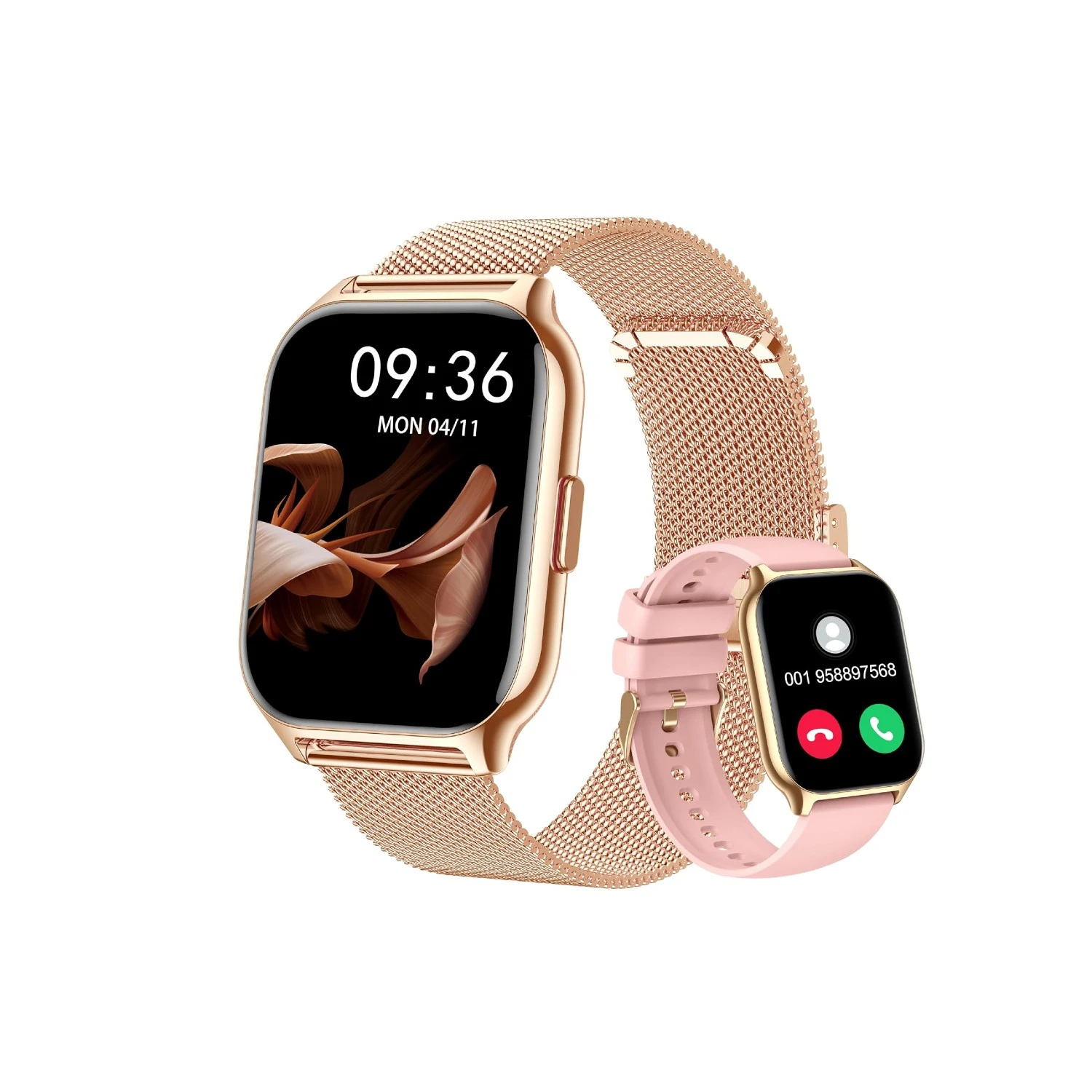 Montre Connectée Femme Bracelet Maille 3 Montre Connectée Femme Bracelet Maille