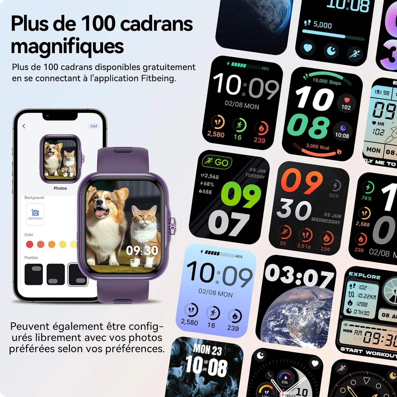 Montre Connectée Femme GPS Étanche 8 Montre Connectée Femme GPS Étanche – Image 6