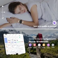 Montre Connectée Femme GPS Étanche 10 Montre Connectée Femme GPS Étanche -Monde Electronique Montre Connectee Femme GPS Etanche sommeil