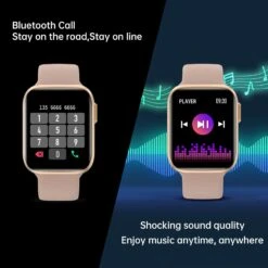 Montre Connectée Femme Haut-Parleur Intégré -Monde Electronique Montre Connectee Femme Haut Parleur musique