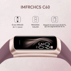 Montre Connectée Femme Fitness Tracker -Monde Electronique Montre Connectee Femme IMFRCHCS ecran