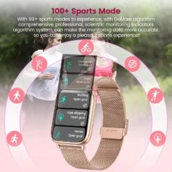 Montre Connectée Sport Féminine -Monde Electronique Montre Connectee Femme Or Jaune utilisation