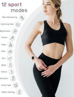 Montre Connectée Femme Poignet Fin 15 Montre Connectée Femme Poignet Fin -Monde Electronique Montre Connectee Femme Poignet Fin Modes Sport