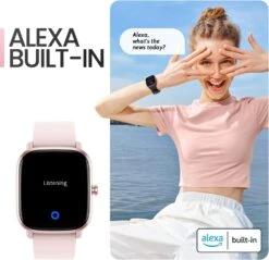 Montre Connectée Femme Sport Waterproof -Monde Electronique Montre Connectee Femme Sport Waterproof alexa