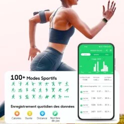 Montre Connectée Femme Sport Performante 10 Montre Connectée Femme Sport Performante -Monde Electronique Montre Connectee Femme iPhone X sports
