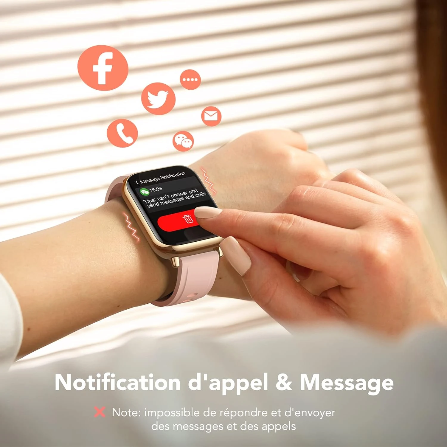 Smart Watch Intelligente Pour Filles 6 Smart Watch Intelligente Pour Filles – Image 4