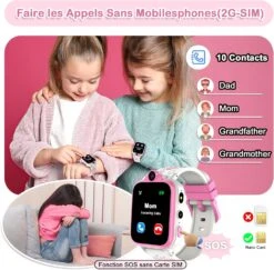 Montre Connectée Fille 6 Ans -Monde Electronique Montre Connectee Fille 6 Ans Appels