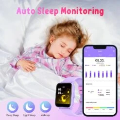 Montre Digitale Fille Violette 13 Montre Digitale Fille Violette -Monde Electronique Montre Connectee Fille 8 Ans sommeil