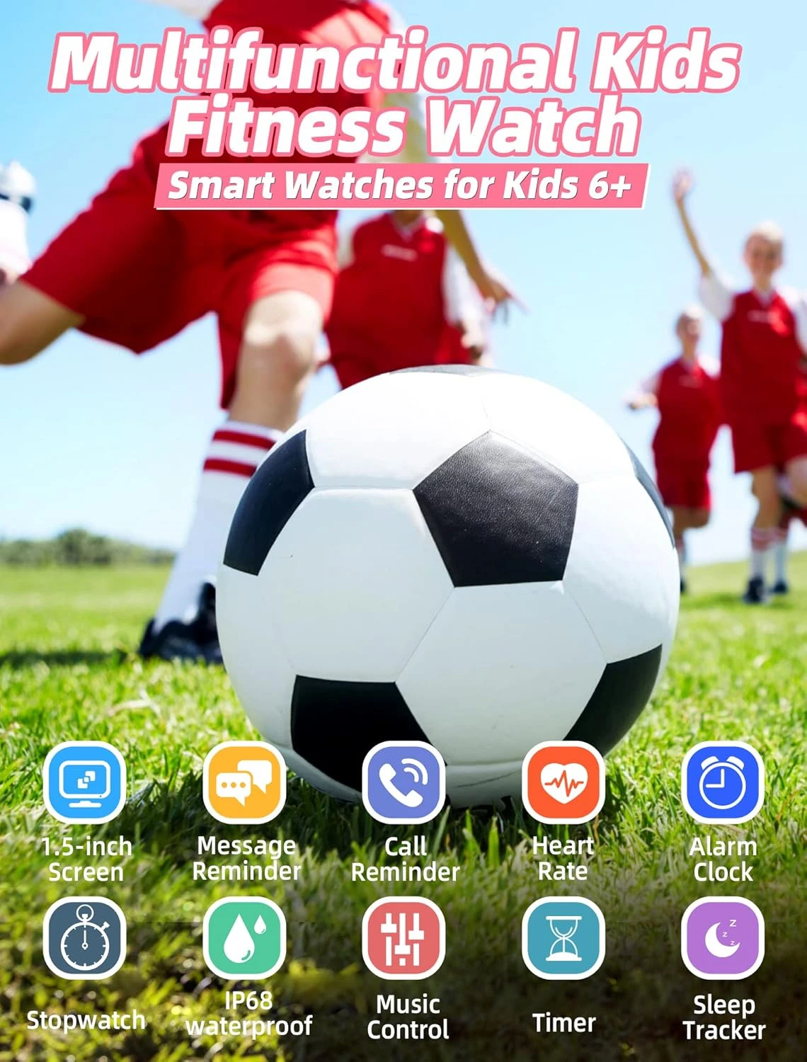 Montre Connectée Intelligente Fillette 6 Montre Connectée Intelligente Fillette – Image 4