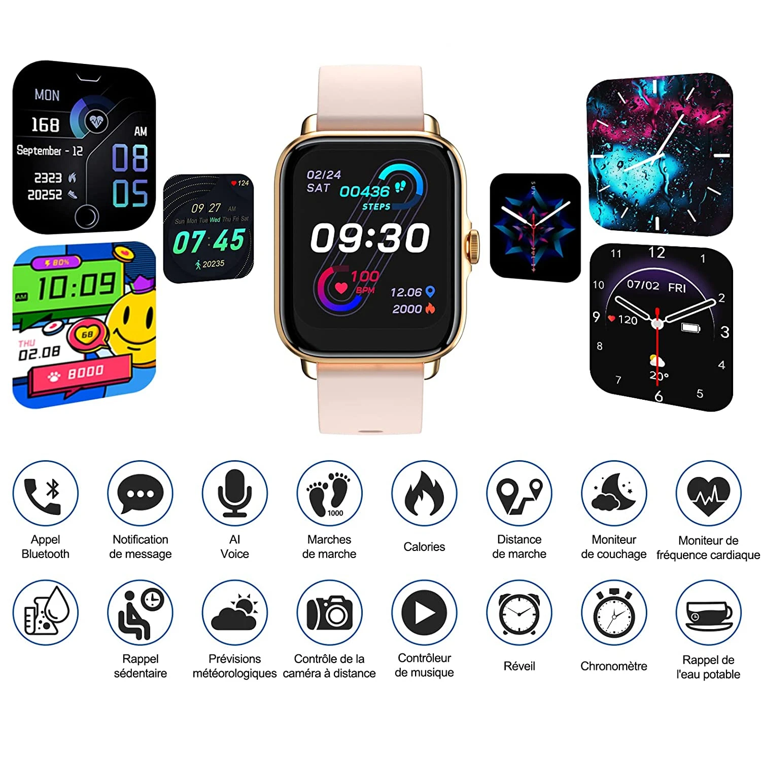 Montre Connectée Pour Fille 6 Montre Connectée Pour Fille – Image 4