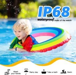 Montre Connectée Digitale Pour Garçon -Monde Electronique Montre Connectee Garcon 8 Ans IP68