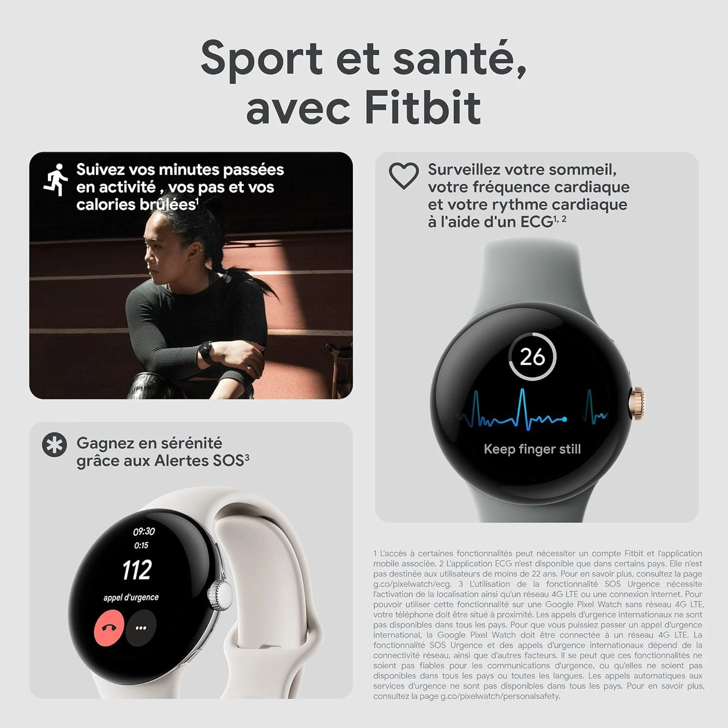 Montre Connectée Google Fit 4 Montre Connectée Google Fit – Image 2