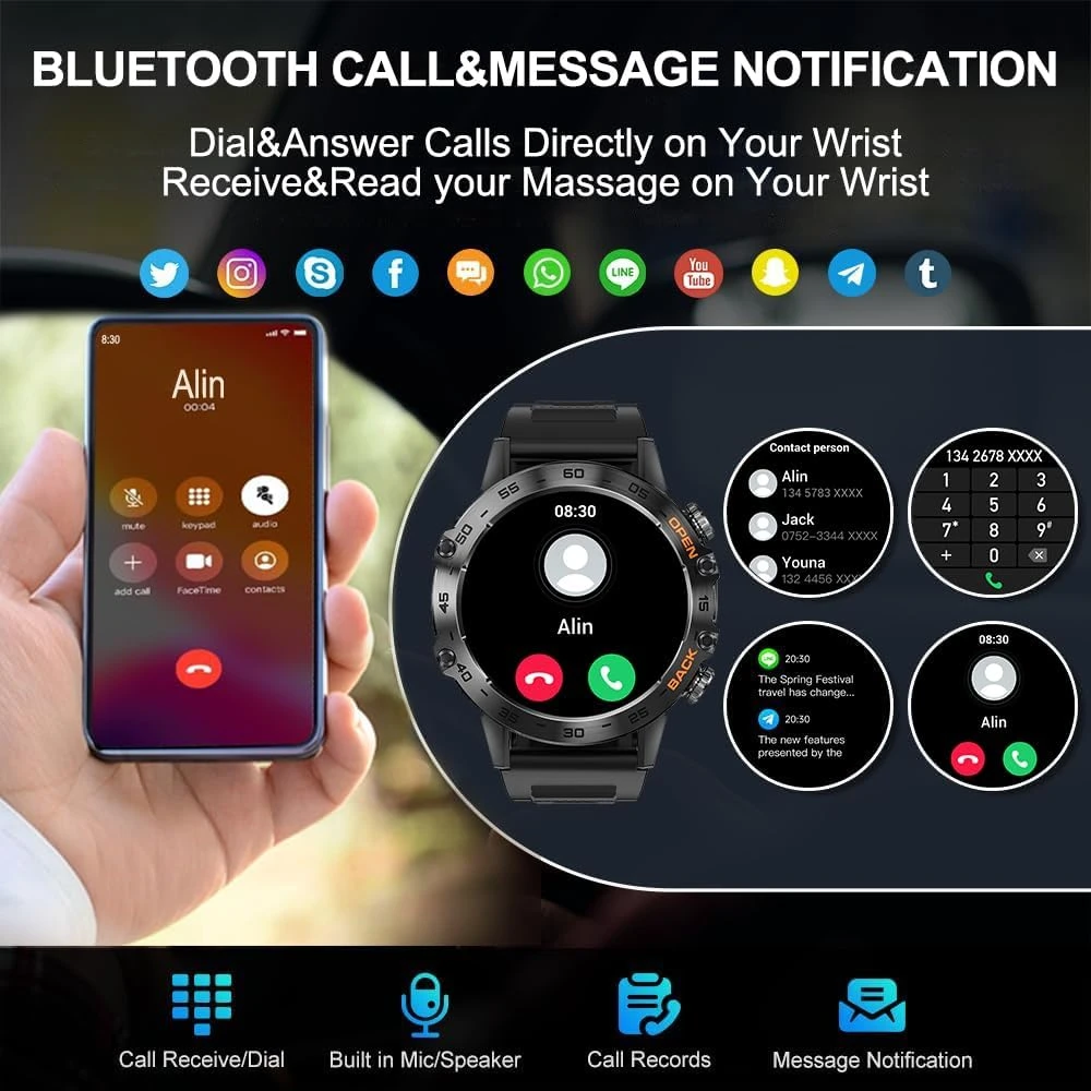 Montre Connectée +120 Modes Sportifs 6 Montre Connectée +120 Modes Sportifs – Image 4