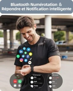 Smart Watch Homme Sport Bracelet Souple -Monde Electronique Montre Connectee Homme Bracelet Silicone applications