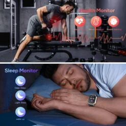 Montre Connectée Homme Étanche Incassable -Monde Electronique Montre Connectee Homme Etanche Incassable sante moniteur