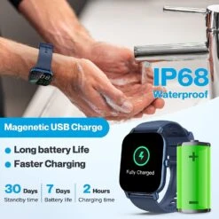 Montre Connectée Homme Sport Étanche -Monde Electronique Montre Connectee Homme Sport Etanche impermable