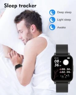 Montre Connectée Multifonction Performante -Monde Electronique Montre Connectee Homme Sportive CloudPoem sommeil