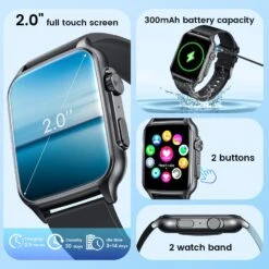 Montre Connectée Homme Waterproof 14 Montre Connectée Homme Waterproof -Monde Electronique Montre Connectee Homme Waterproof grand ecran