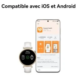 Montre Connectée Hybride Sport Femme -Monde Electronique Montre Connectee Hybride Sport Femme iOS Android