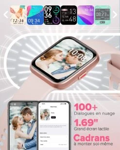 Montre Connectée Jeune Femme 13 Montre Connectée Jeune Femme -Monde Electronique Montre Connectee Jeune Femme fond decran personnalisable