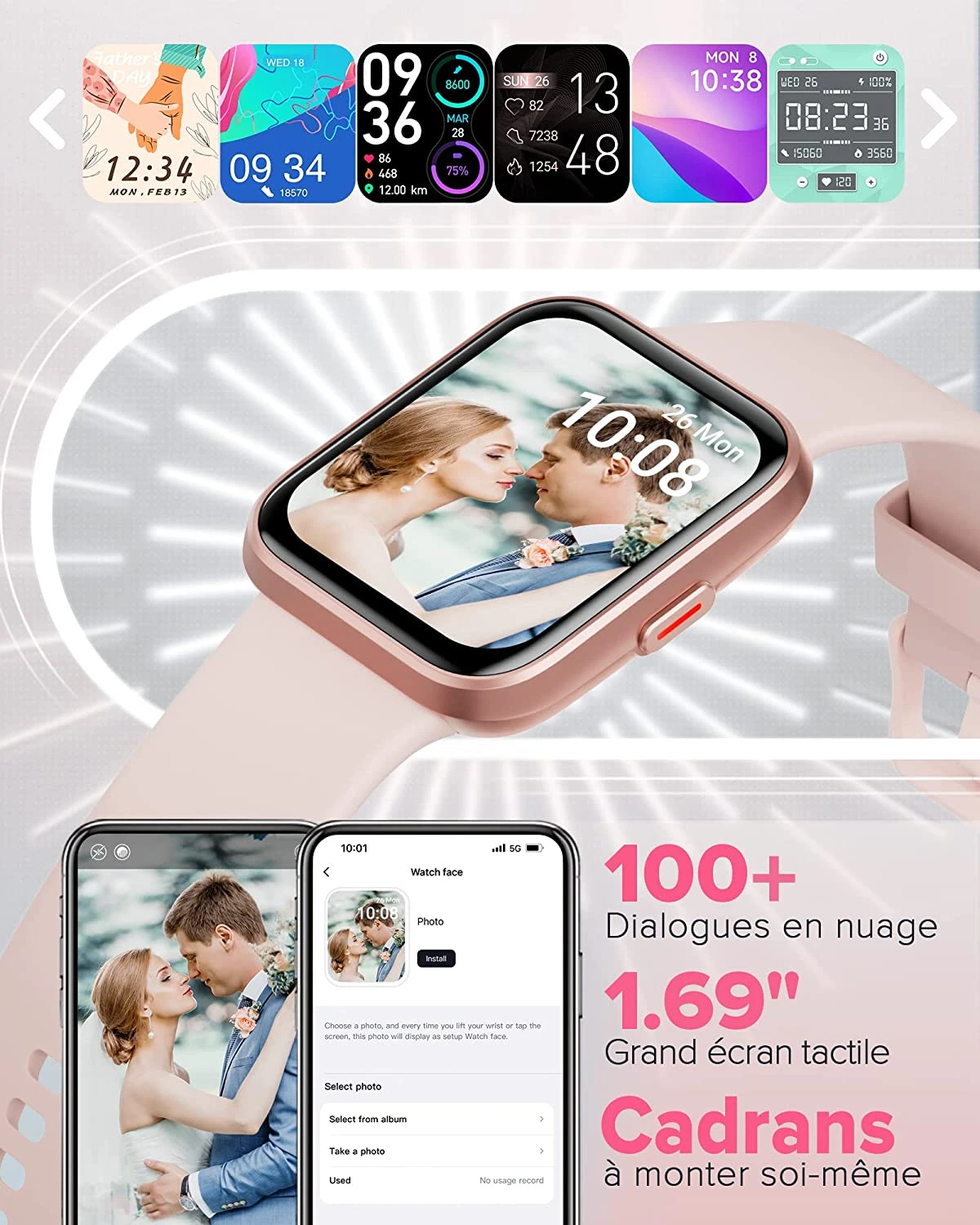 Montre Connectée Jeune Femme 6 Montre Connectée Jeune Femme – Image 4