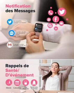 Montre Connectée Jeune Femme 14 Montre Connectée Jeune Femme -Monde Electronique Montre Connectee Jeune Femme notifications de messages