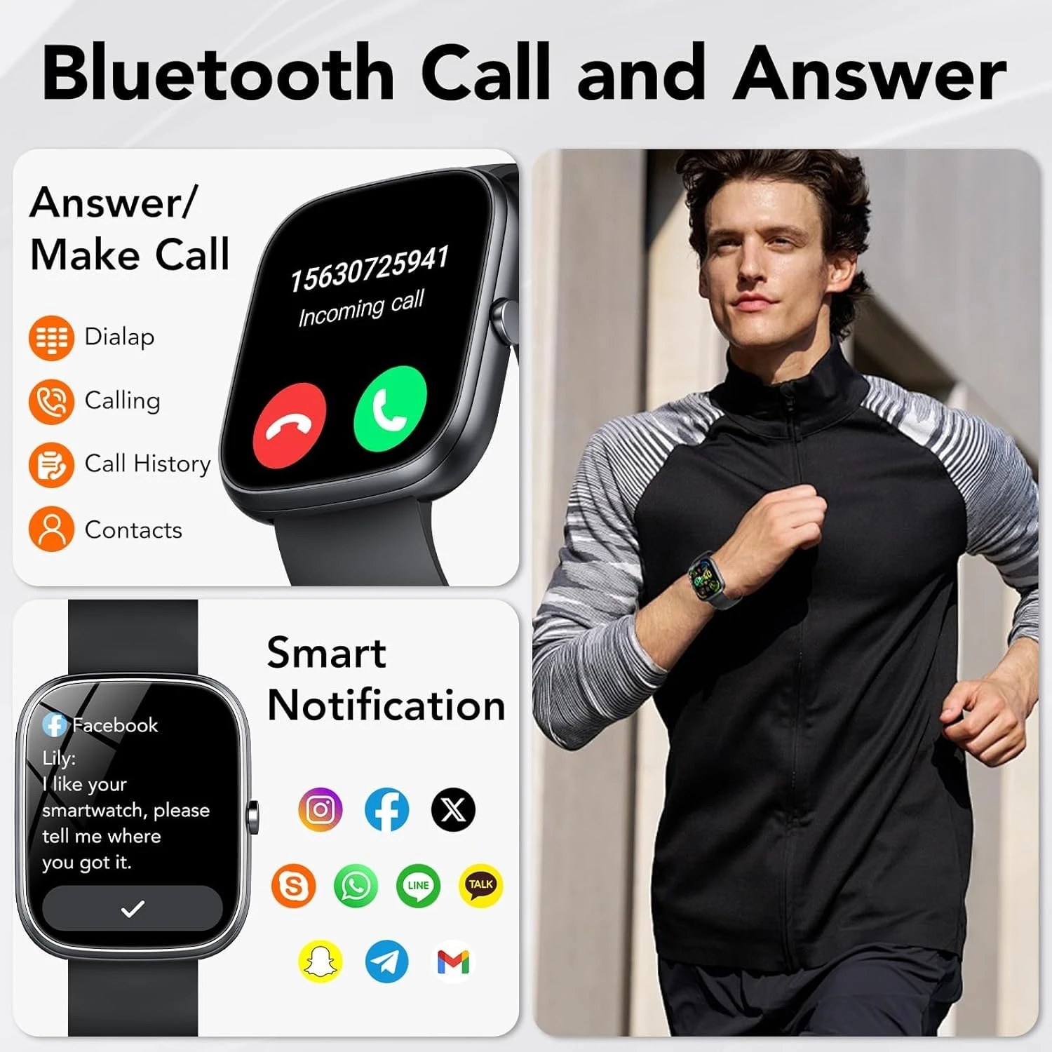 Montre Connectée 1.91 Pouce HD 4 Montre Connectée 1.91 Pouce HD – Image 2