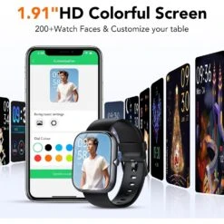 Montre Connectée 1.91 Pouce HD 12 Montre Connectée 1.91 Pouce HD -Monde Electronique Montre Connectee Samsung S9 Grand Ecran